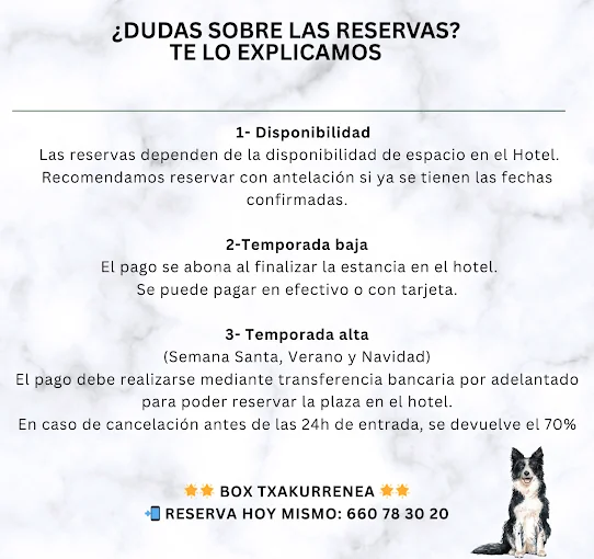 HOTEL Y GUARDERÍA CANINA / BOX TXAKURRENEA