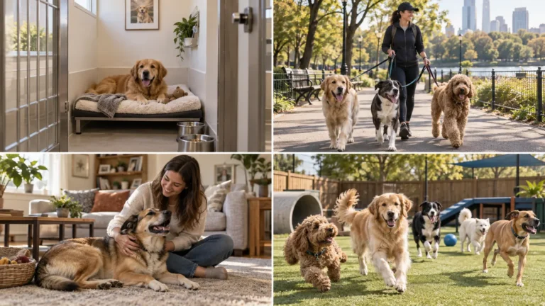 Residencia canina, paseador y cuidador: qué hace exactamente cada profesional